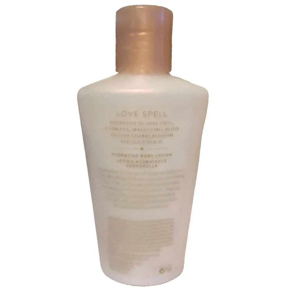 Victoria's Secret Love Spell Lotion Cherry Blossom & Peach 4.2 oz 90%‎ Full